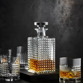 Crystal Dotshot Whiskey Decanter