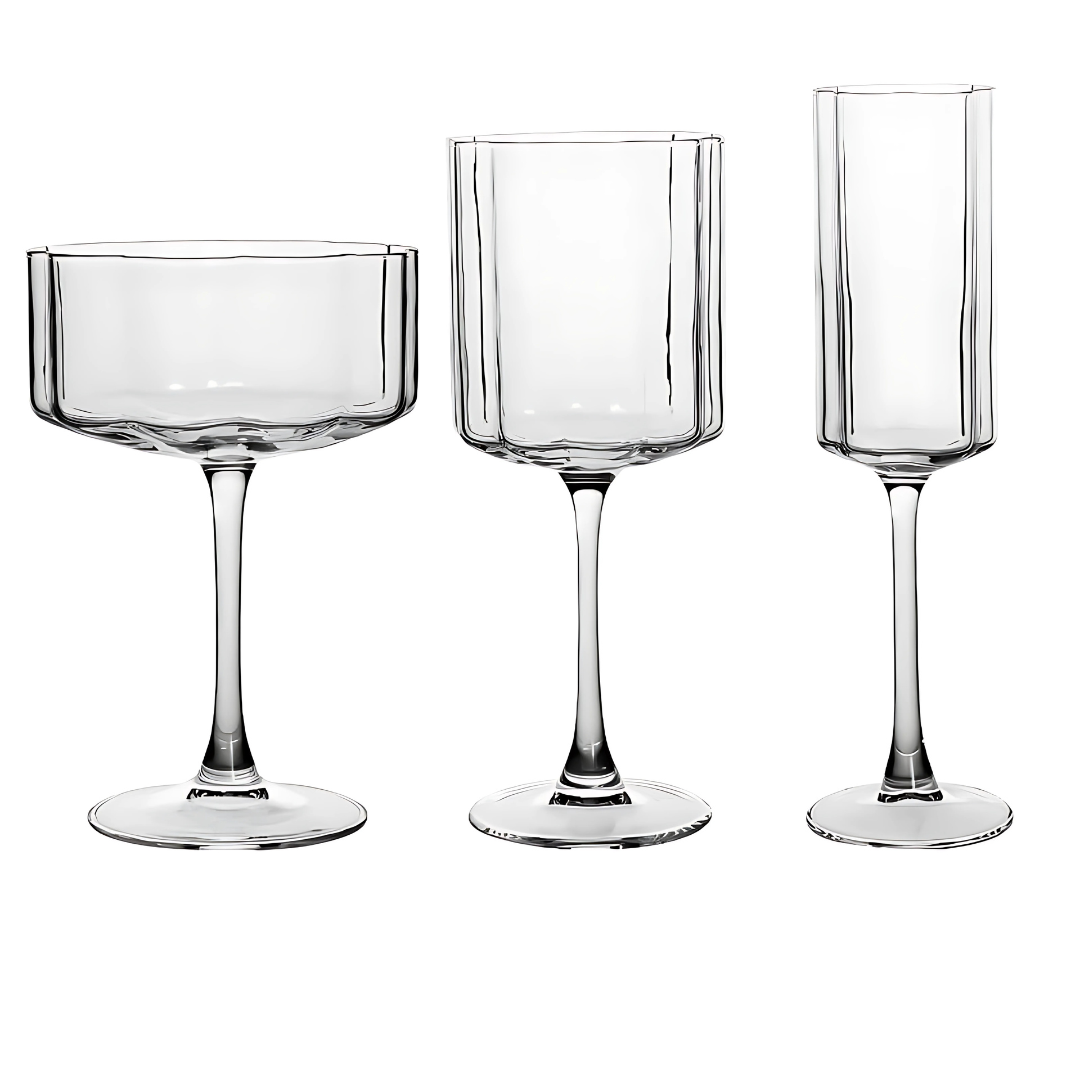 The Bloom Crystal Champagne Glass (Pack Of 6)