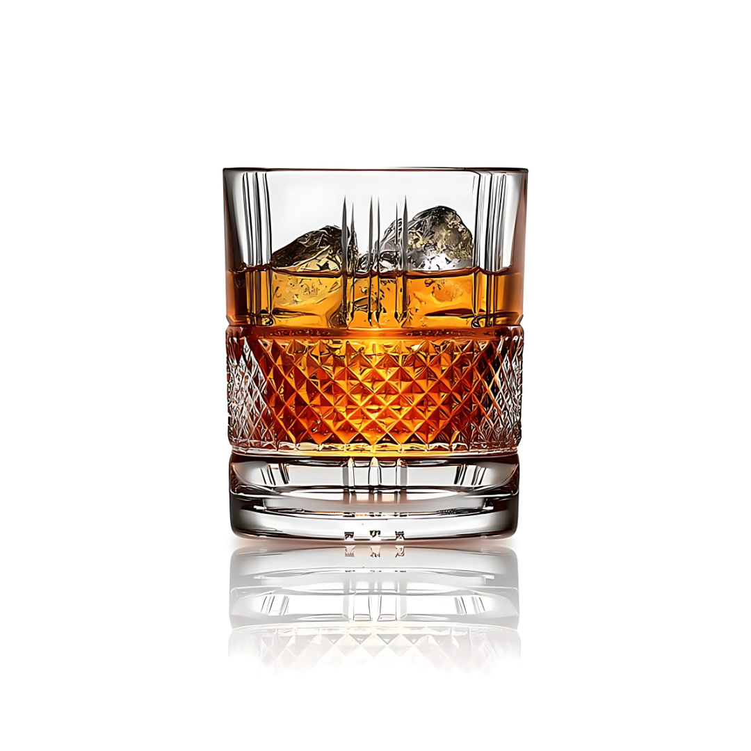 Quirky Crystal Whiskey Glass (Pack Of 6) - Made In Italy