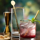 Gold Rim Hi-Ball Glass (Pack Of 6)