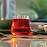 Gold Rim Whiskey Tumbler