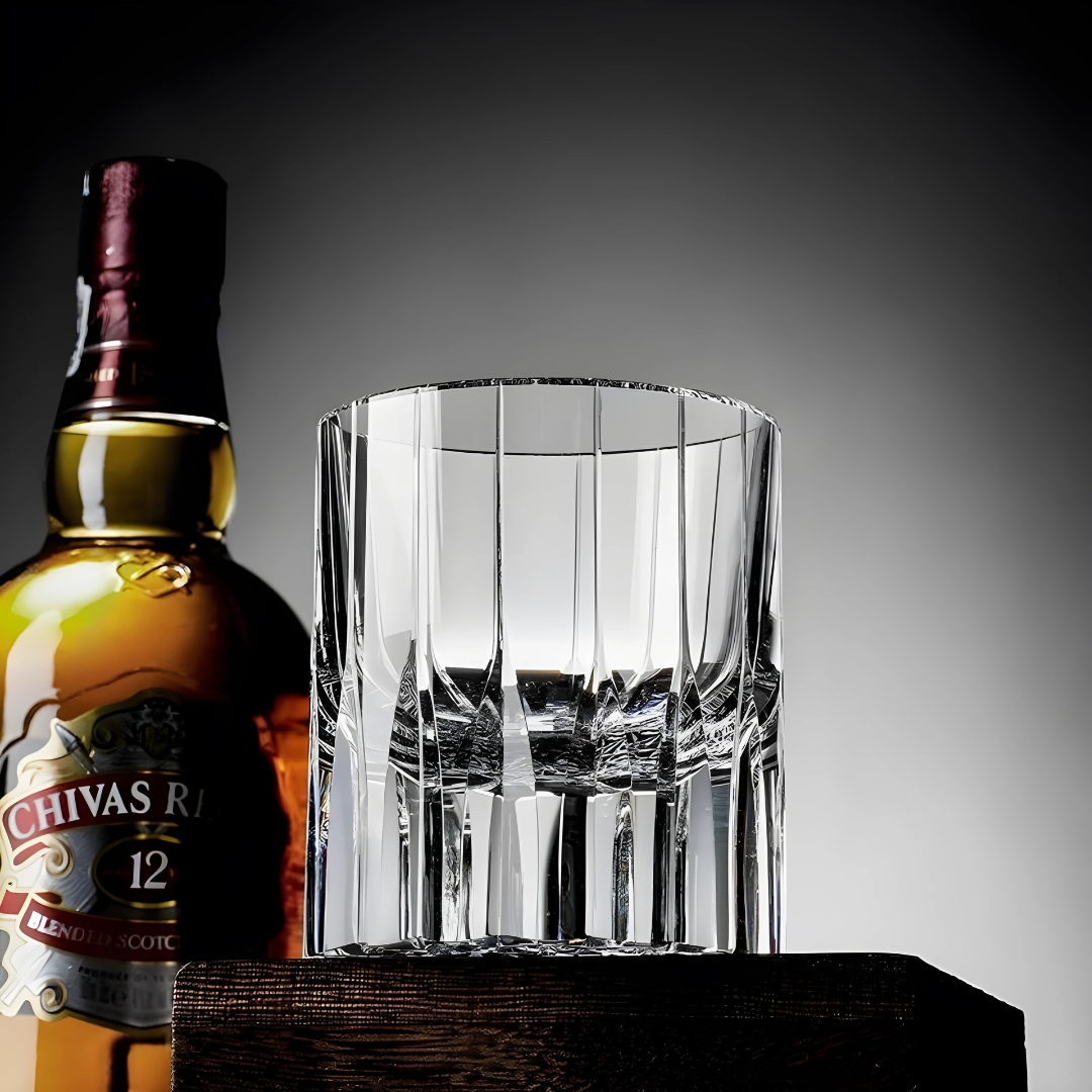Sovereign Old-Fashioned Whiskey Glass - Pack Of 6 - Made with Sapphire Crystal