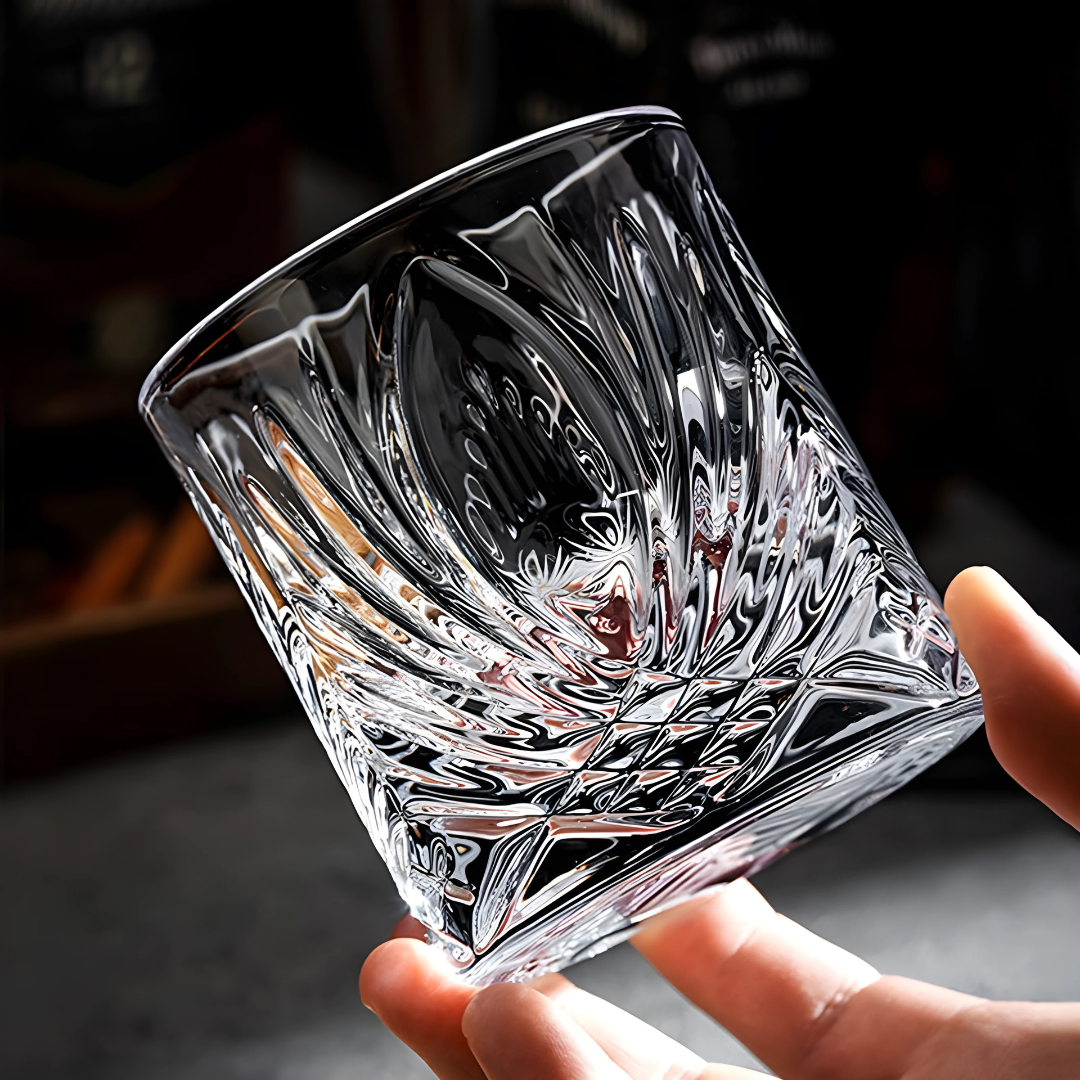 Crystalline Whiskey Glass - Set Of 6 - Made With Sapphire Crystal Crystalline Whiskey Glass - Set Of 6 - Made With Sapphire Crystal