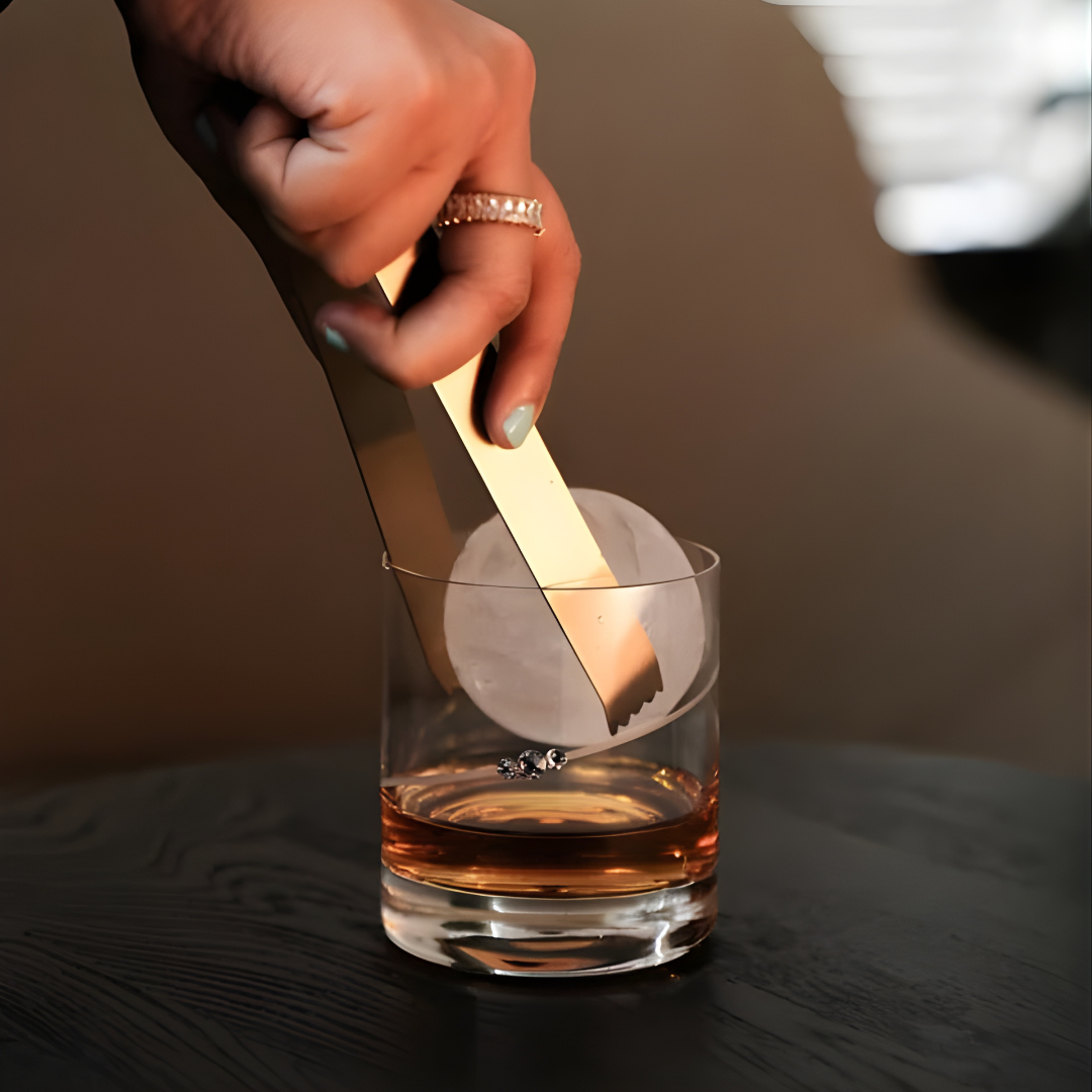 Diamond Studded Crystal Whiskey Glass - Set Of 6