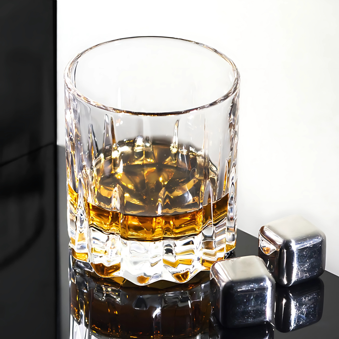 The Royal Crest Whiskey Glass – Set of 6 – Made with Sapphire Crystal The Royal Crest Whiskey Glass – Set of 6 – Made with Sapphire Crystal