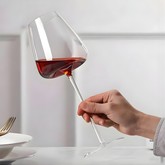 Timeless Wine Glass - Long Stem - Made Of Sapphire Crystal - 28cm Long
