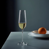 Ribbed Champagne Glass (Set Of 6)