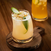 Tilted Striped Glass Small