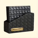 Pure Leather Coaster Set - Set Of 6