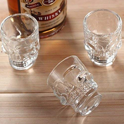 Skull-Shaped Shot Glass - Bold Design for Your Home Bar