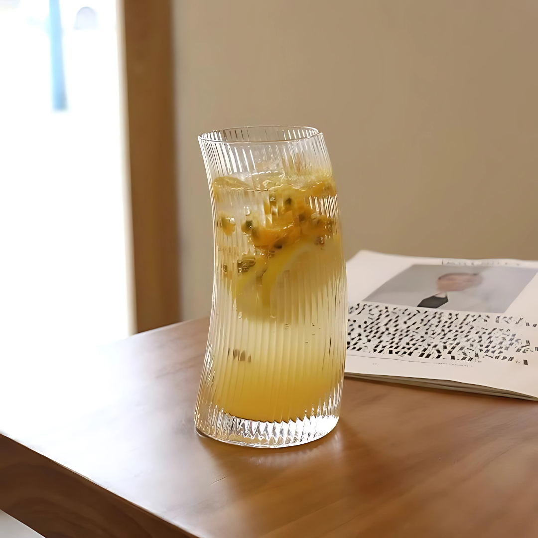 Tilted Striped Glass Big Tilted Striped Glass Big