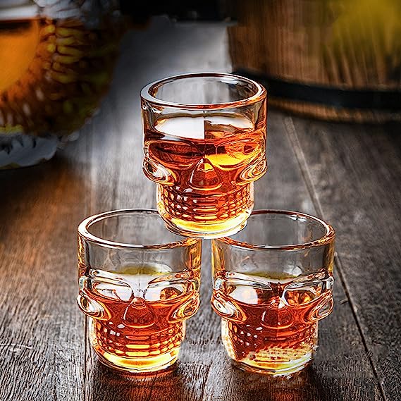 Skull Shot Glass - Unique Design for a Bold Drinking Experience