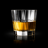 Crystal Ridge Whiskey Glass - Set Of 6 - Made In Italy