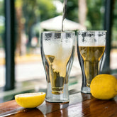Double Up Beer Glass (Pack Of 2)