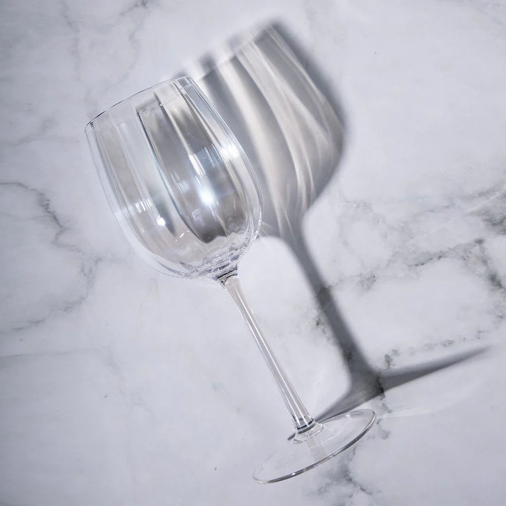 Ribbed Red Wine Glass (Set Of 6)