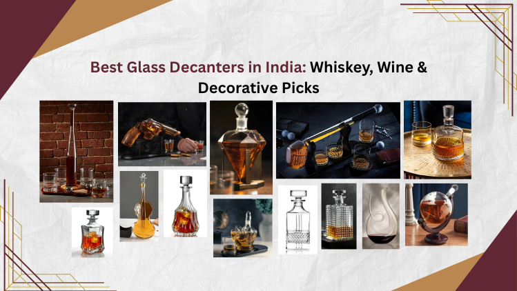 Best Glass Decanters in India: Whiskey, Wine & Decorative Picks