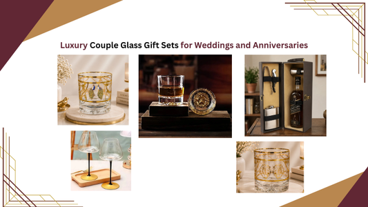 Couple Glass Gift Sets for Weddings
