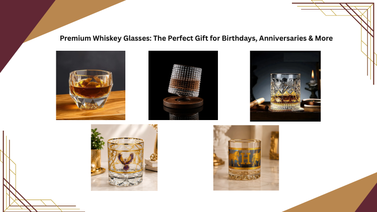 Premium Whiskey Glasses for Birthday & Anniversary