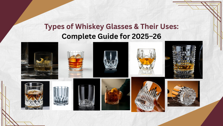 Types of Whiskey Glasses & Their Uses: Complete Guide for 2025–26