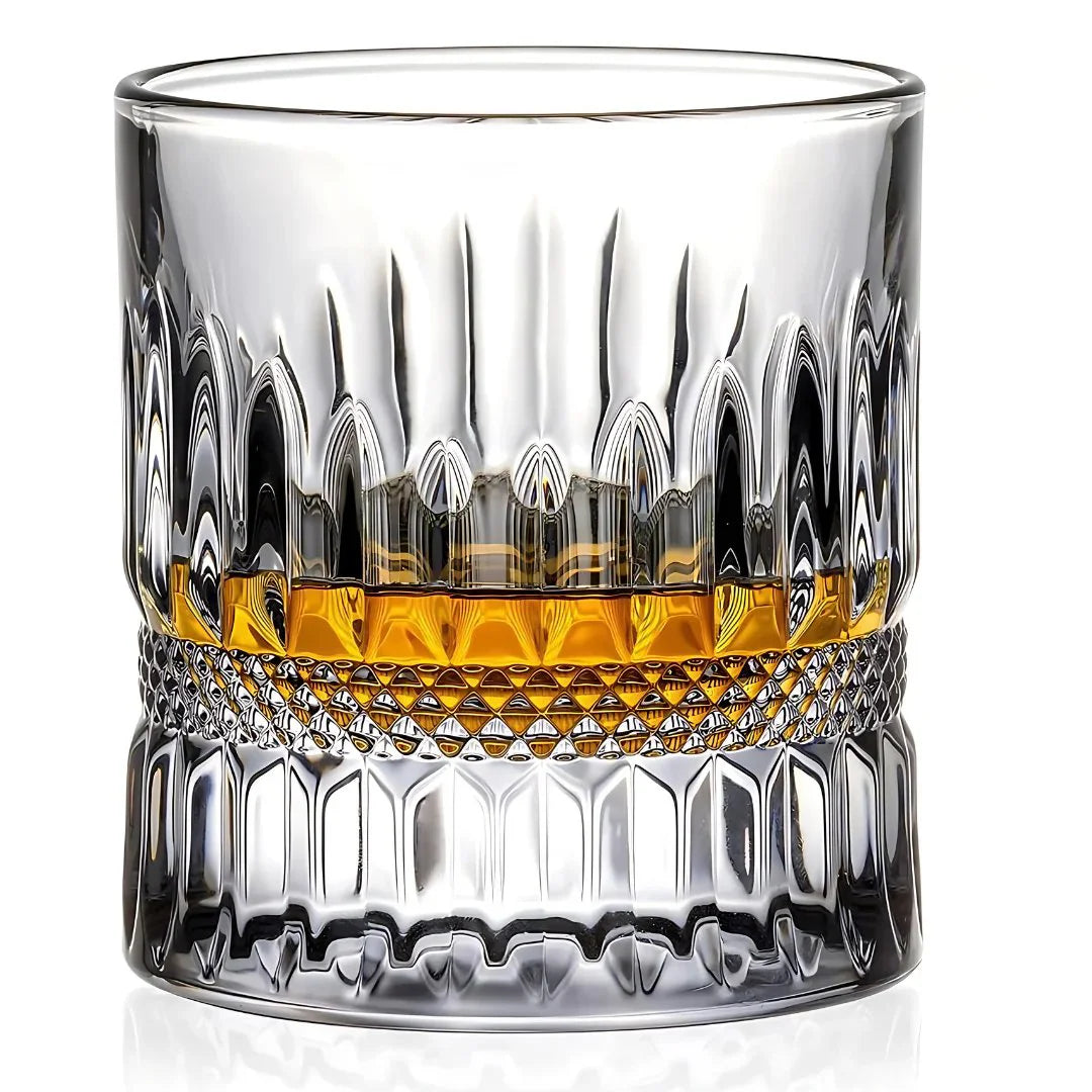 Grode Heavy Base Whiskey Glass - Set Of 6 -Heavy Crystal
