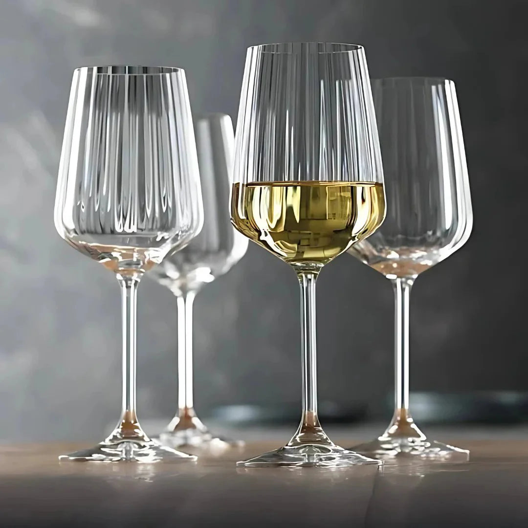 Stripped Wine Glass