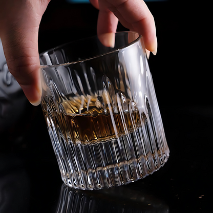 Sovereign Old-Fashioned Whiskey Glass - Pack Of 6 - Made with Sapphire Crystal