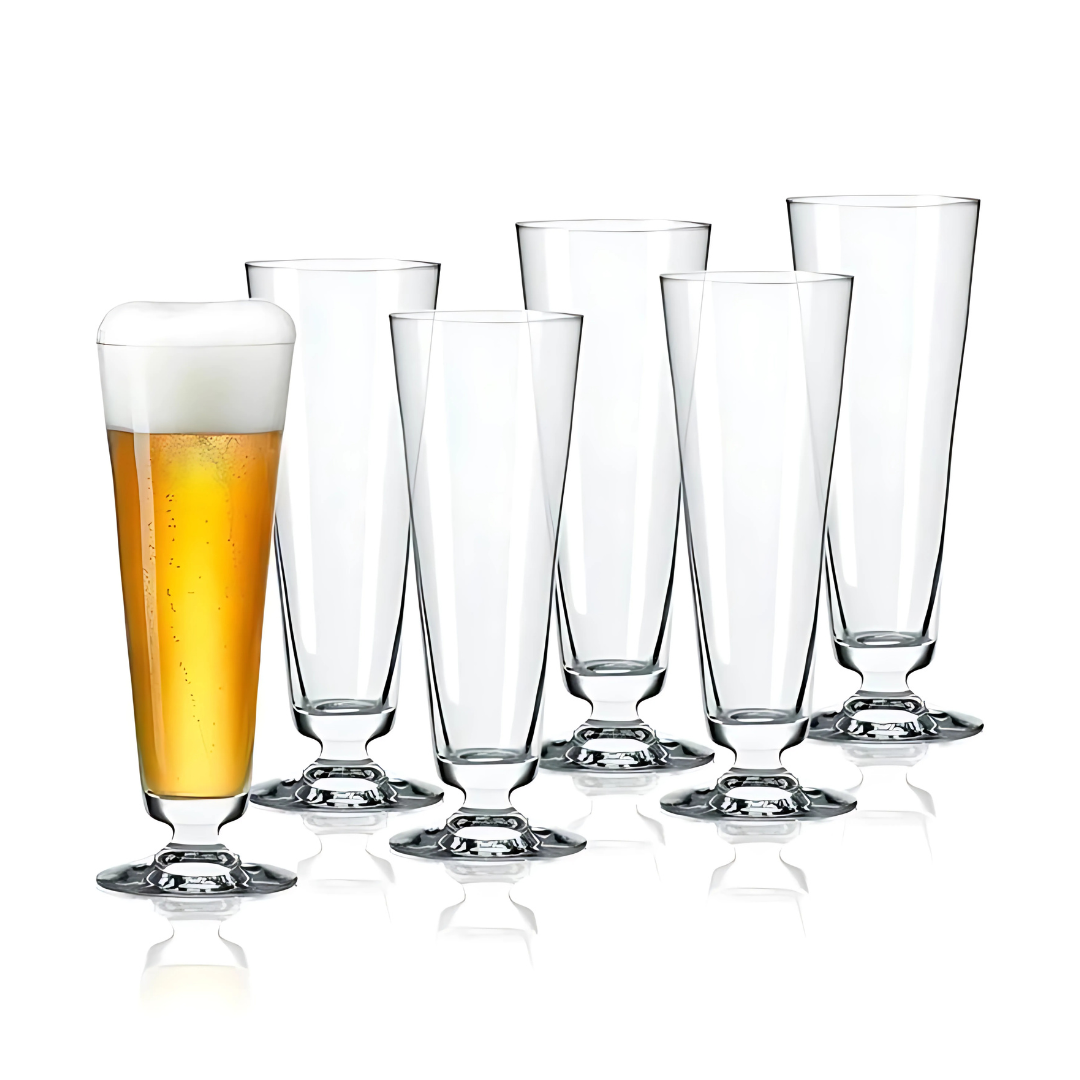 Froth Crown Beer Glass (Pack Of 6)