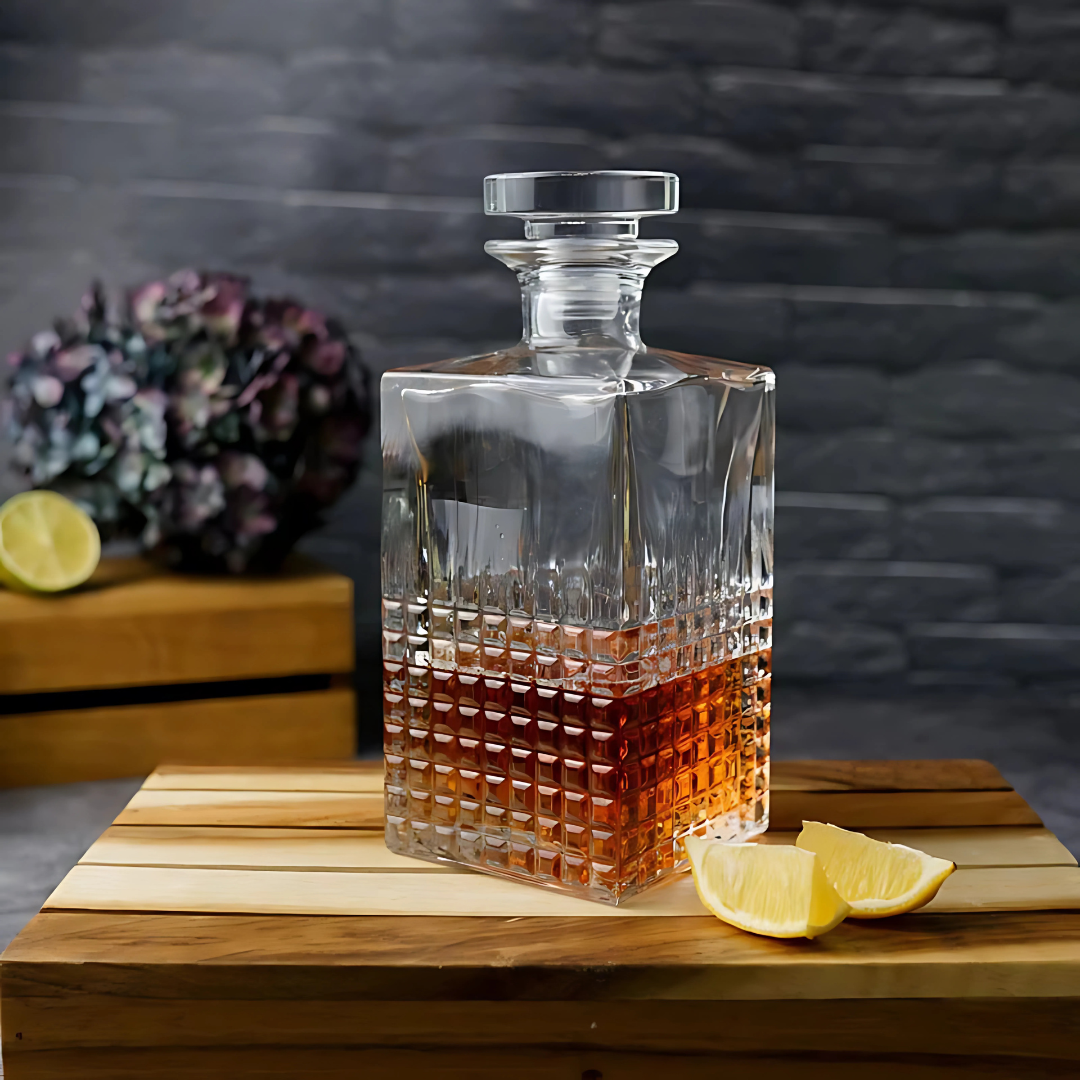 Crystal Dotshot Whiskey Decanter