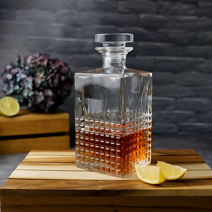 Crystal Dotshot Whiskey Decanter