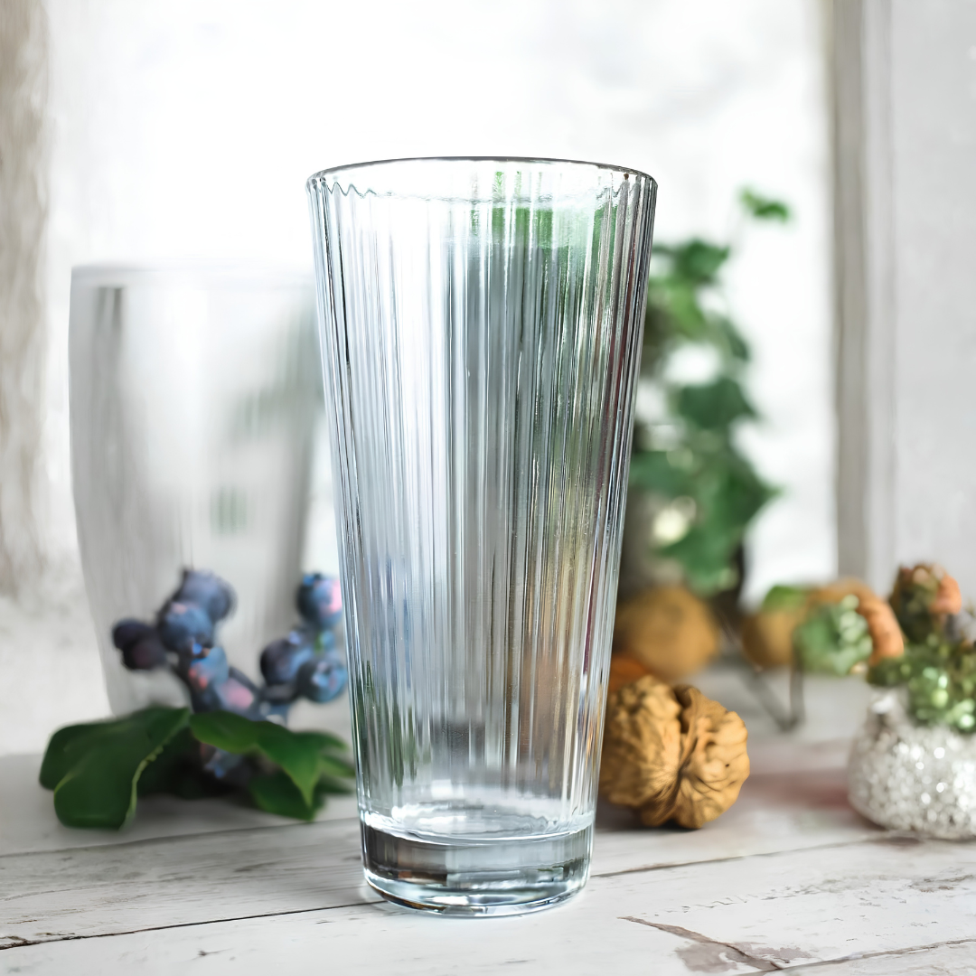 Striped Hi Ball Glass – Set of 6 | Made in Italy