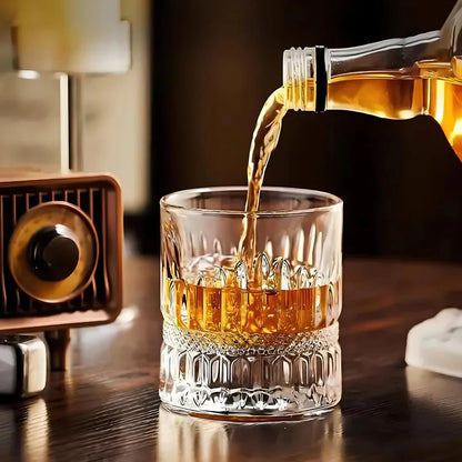 Grode Heavy Base Whiskey Glass - Set Of 6 -Heavy Crystal