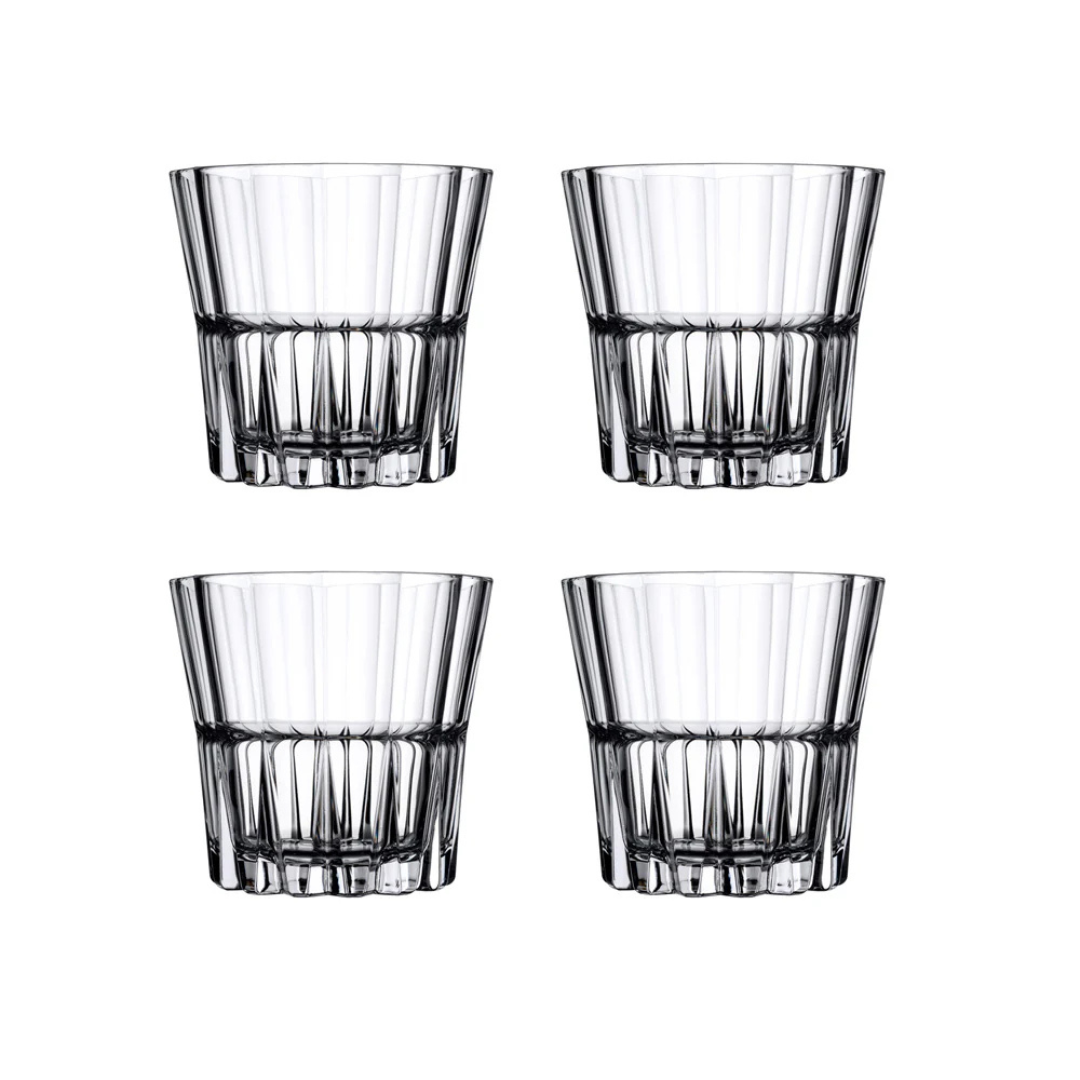 Crystal Pastal Whiskey Glass - Made In Italy - Set Of 6