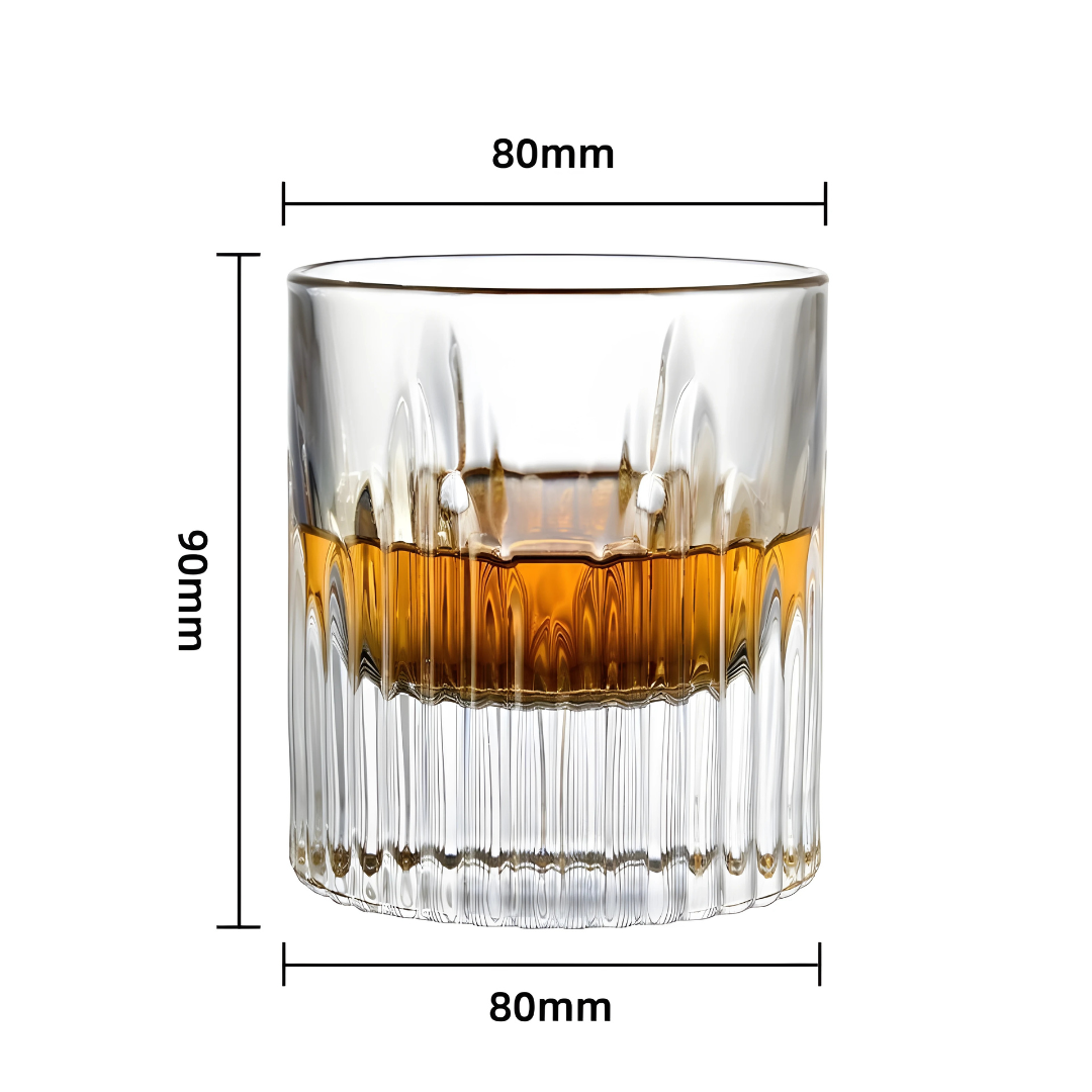 Sovereign Old-Fashioned Whiskey Glass - Pack Of 6 - Made with sapphire crystal