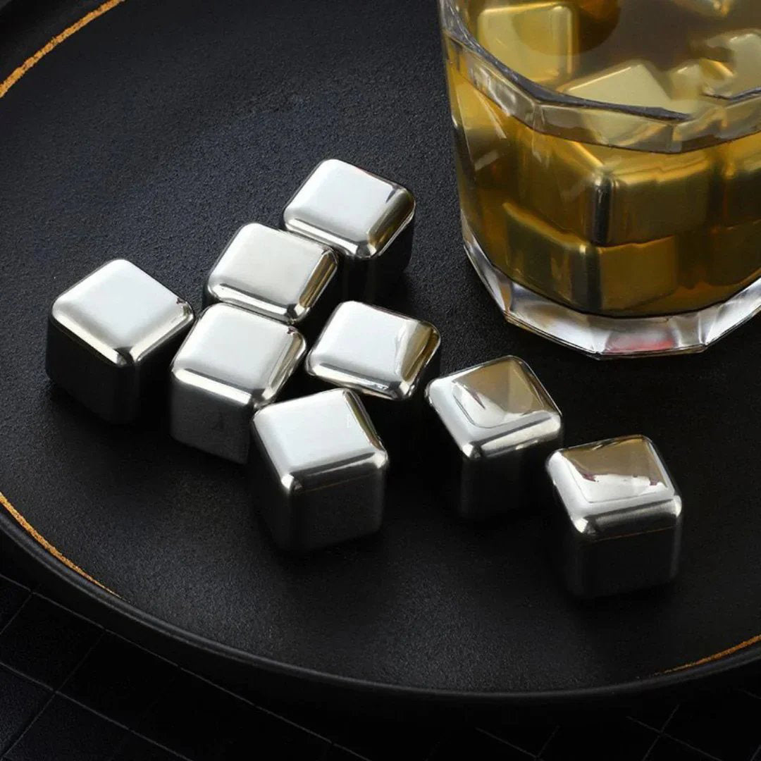 Whiskey Chilling Stones With Tong