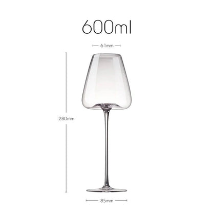 Timeless Wine Glass - Long Stem - Made Of Sapphire Crystal - 28cm Long