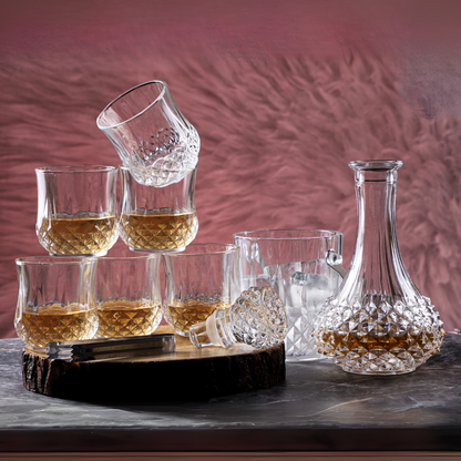 The King's Decanter Set (With Ice Bucket)