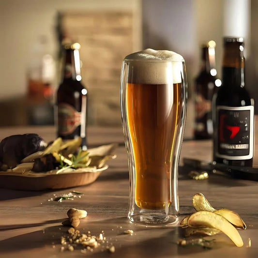Double Wall Beer Glass (Pack Of 2)