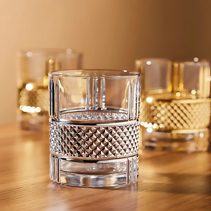 Quirky Crystal Whiskey Glass (Pack Of 6) - Made In Italy