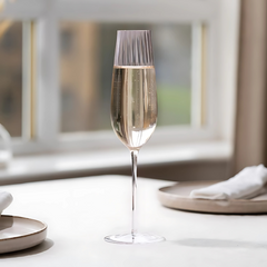Ribbed Champagne Glass (Set Of 6)