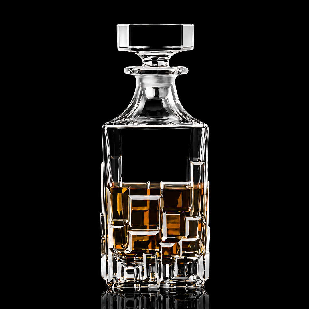 Crystal Cut Whiskey Decanter - 850 ML - Exclusive