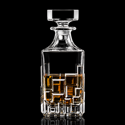 Crystal Cut Whiskey Decanter - 850 ML - Exclusive