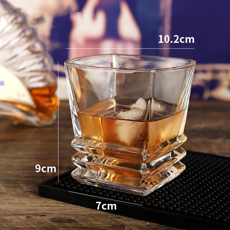 Luxury Square Whiskey Glass - Set Of 6