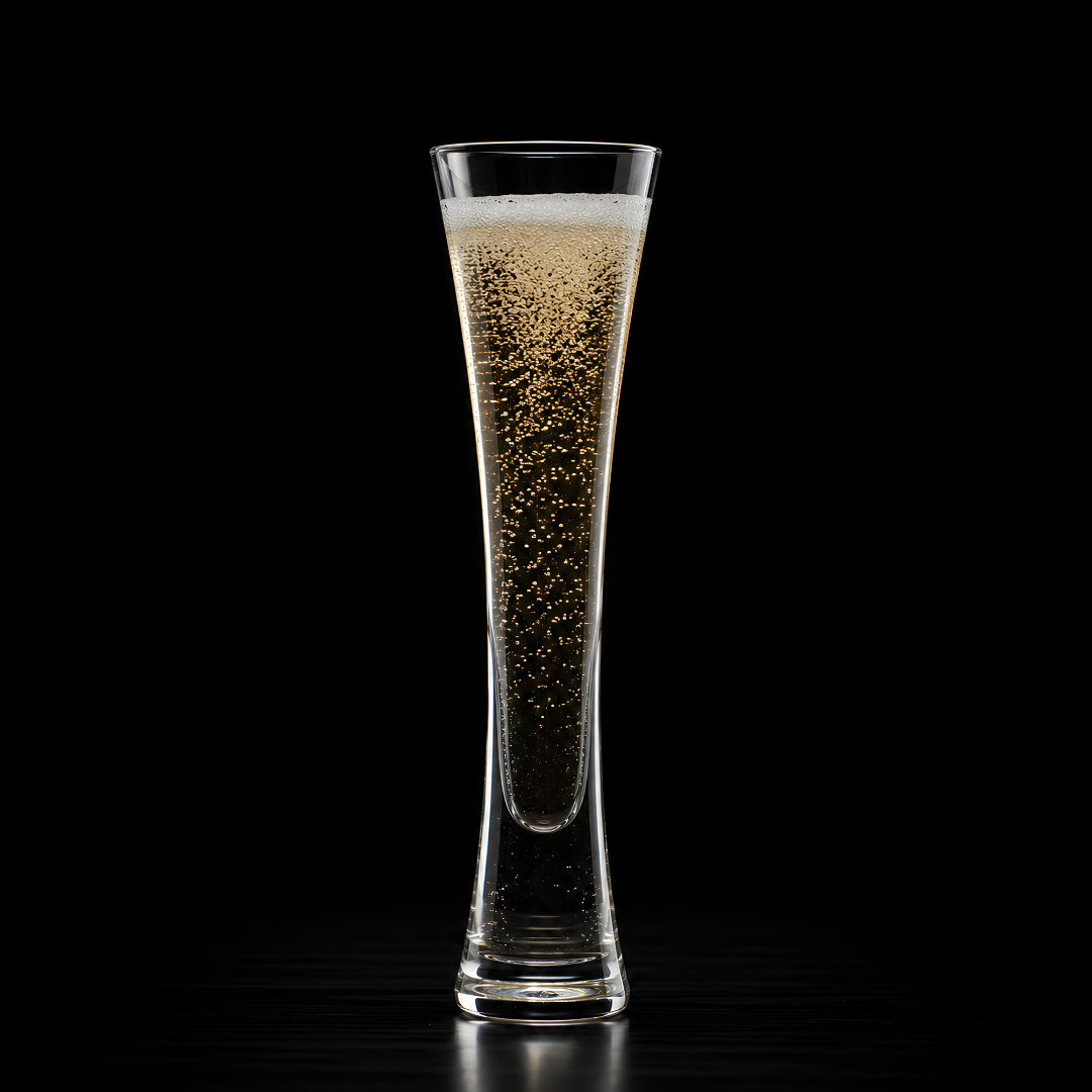 Royal's Crystal Champagne Glass - Set Of 6 - Made In Italy