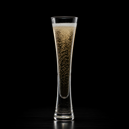 Royal's Crystal Champagne Glass - Set Of 6 - Made In Italy