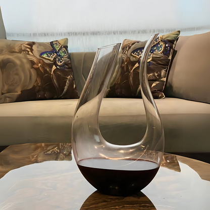 Crystal U Shaped Decanter