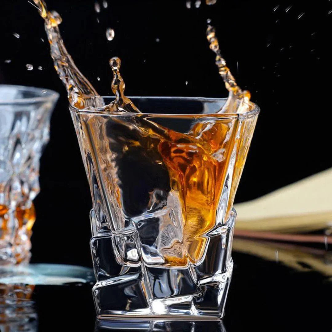 Irish Whiskey Glass ( Set Of 6 ) - Made Of Heavy Crystal