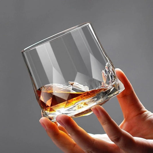 Revolving Quartz Whiskey Glass - Set Of 6