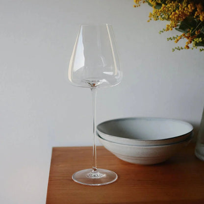 Timeless Wine Glass - Long Stem - Made Of Sapphire Crystal - 28cm Long