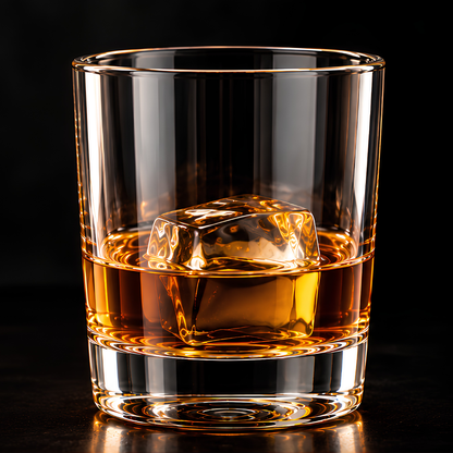 Pure Old Fashioned Whiskey Glasses - Set of 6 - Made in Italy