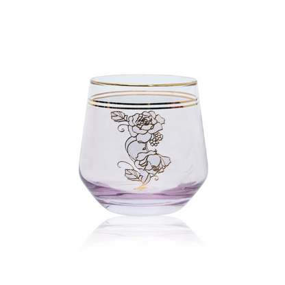 Blush & Gold Whiskey Glass (Pack Of 6)